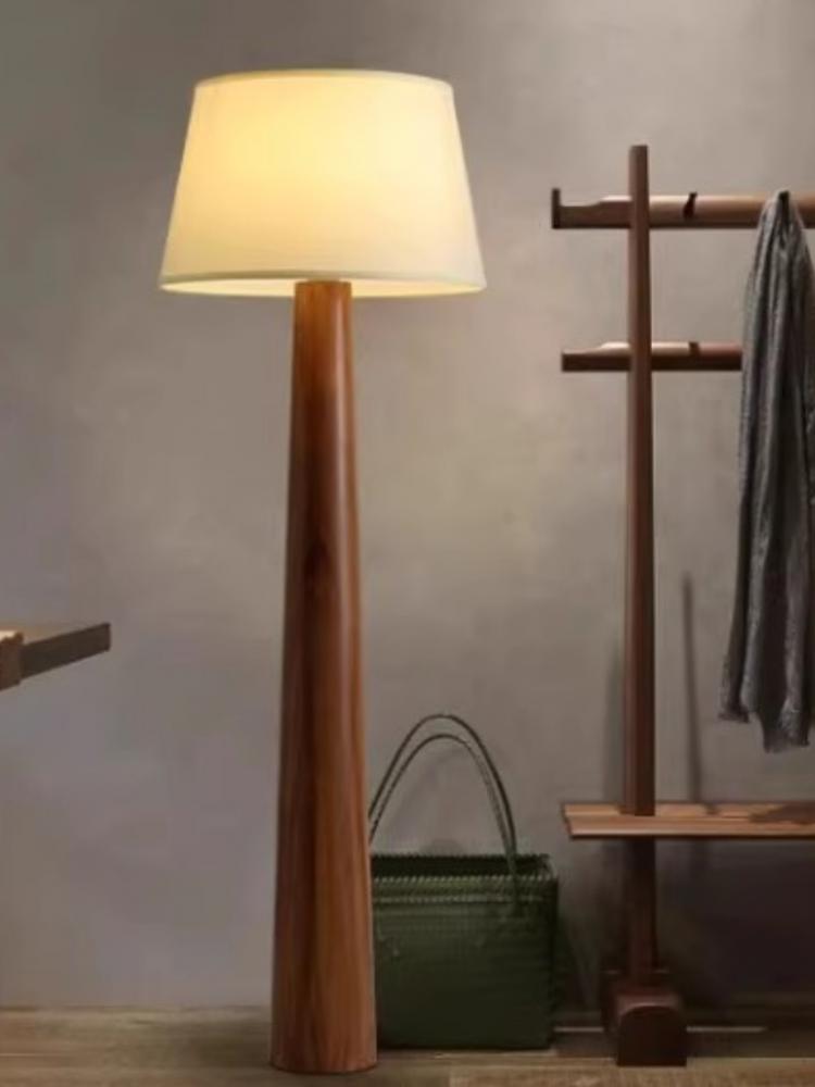 Floor Lamp Arched - Conical Oak Floor Lamp Wabi Sabi