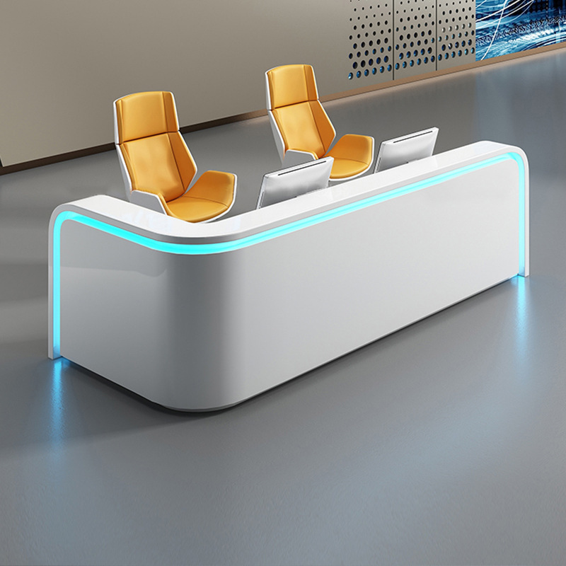 Reception Desk Counter - Painting front desk reception desk guidance
