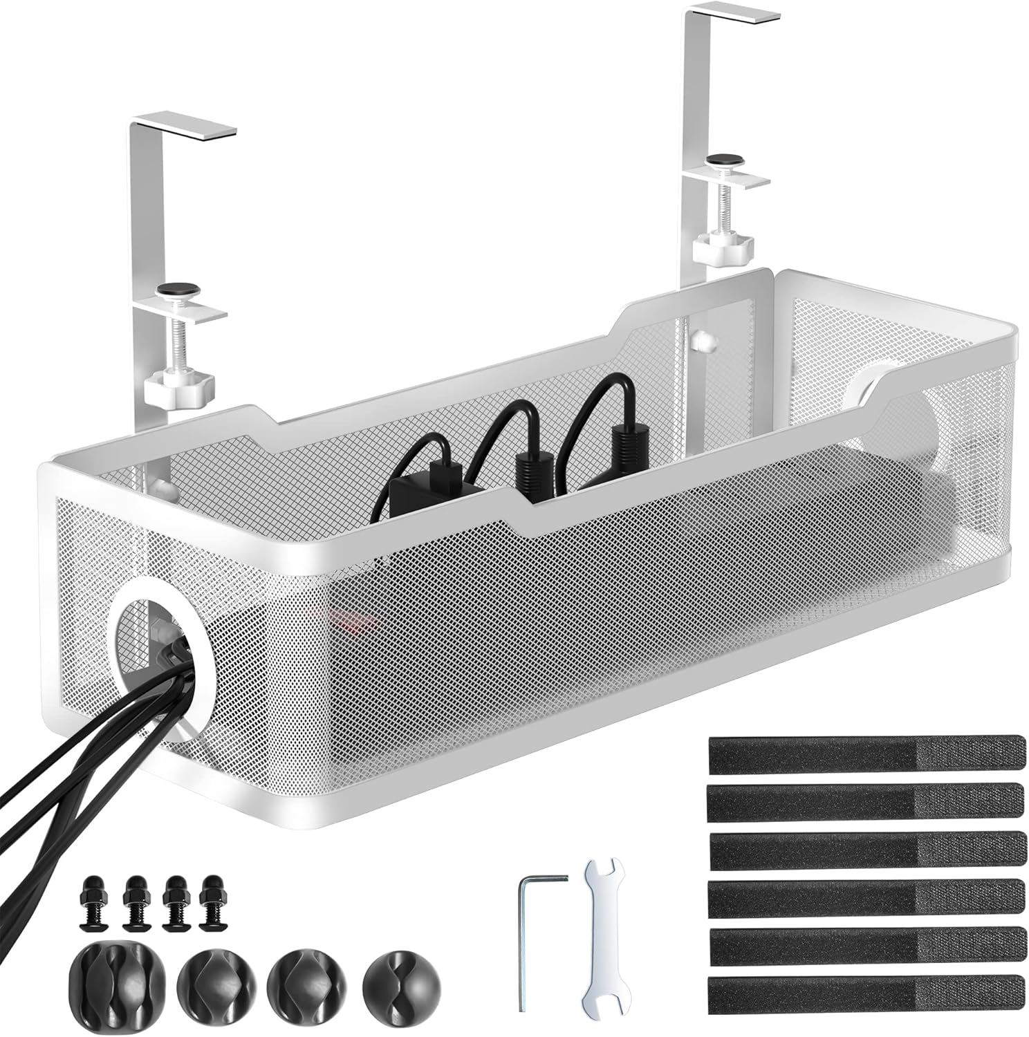 Cable Tray Under Desk - Under Desk Cable Management Tray White,