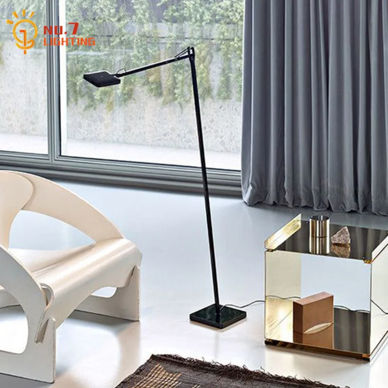 Designer Industrial Swing Arm  - Floor Lamp Arched avaliação e preço