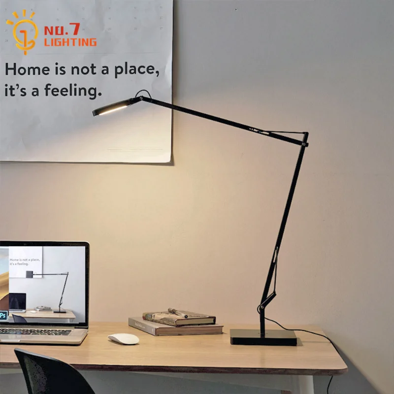 Designer Industrial Swing Arm  - Floor Lamp Arched avaliação e preço