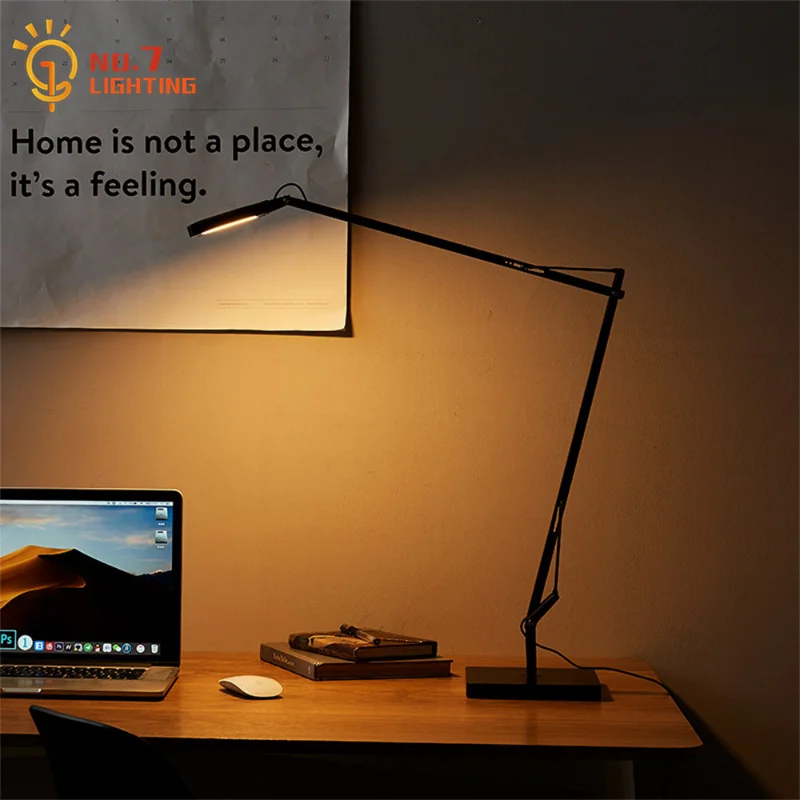 Designer Industrial Swing Arm  - Floor Lamp Arched avaliação e preço