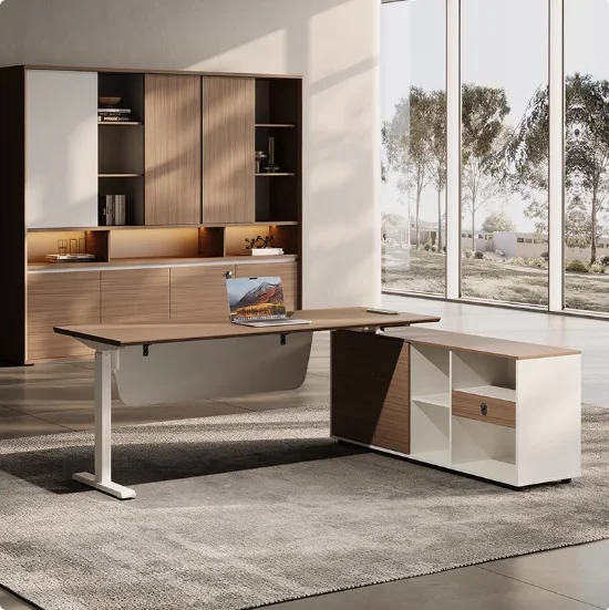 Modern Simple Office CEO Boss  - Office Furniture Logo avaliação e preço