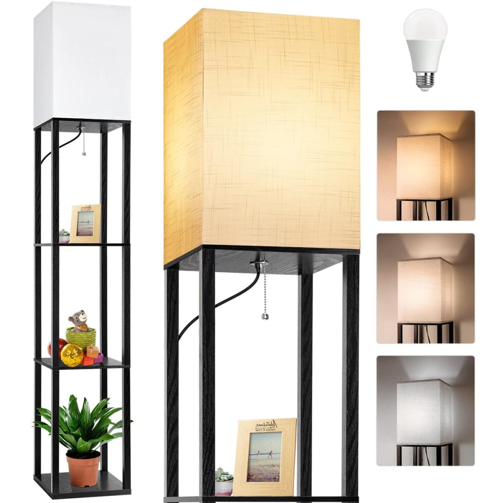 Arts Floor Light  with Shelves - Floor Lamp Arched avaliação e preço