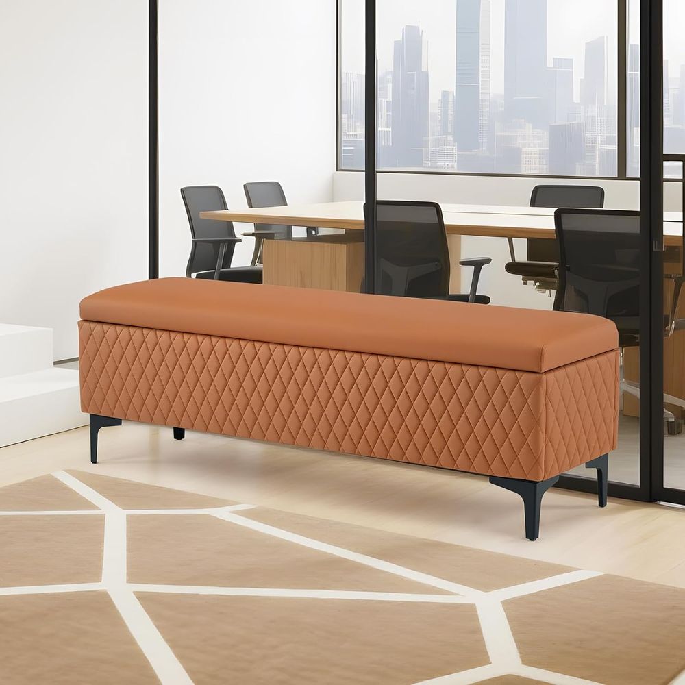 Storage Bench for Waiting Room - Office Furniture For Small Spaces avaliação e preço