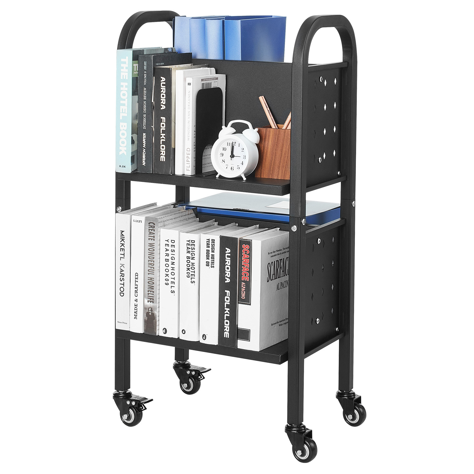 SucceBuy 150Lbs Rolling Librar - Book Cart Rolling avaliação e preço