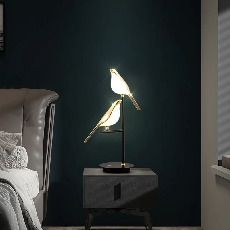 Magpie Bird Table Light Standi - Floor Lamp Arched avaliação e preço