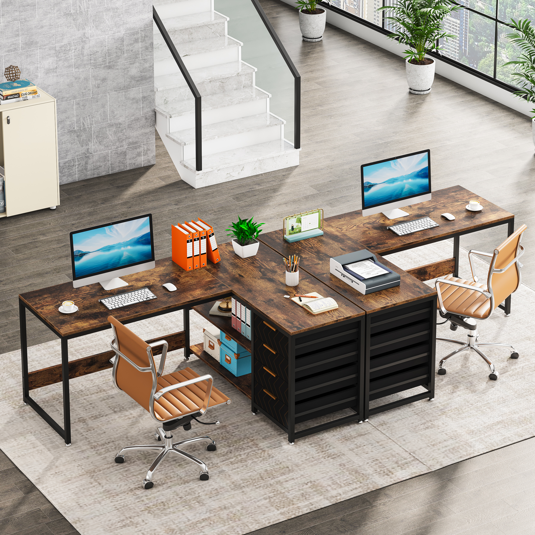 Tribesigns L Shaped Computer D - Office Furniture For Small Spaces avaliação e preço