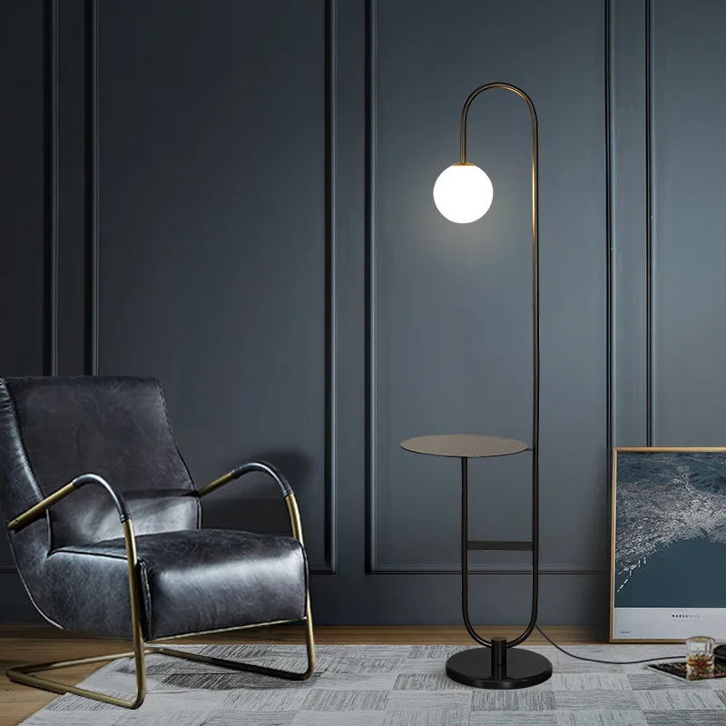 Modern LED Floor Lamp Gold Bla - Floor Lamp Arched avaliação e preço