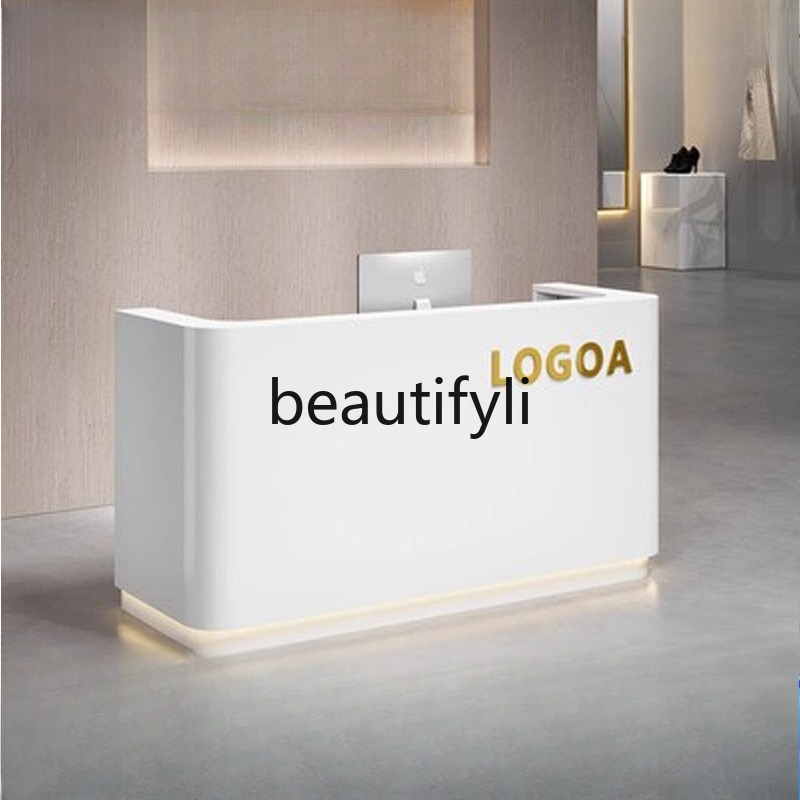 Cashier Counter Small Beauty S - Reception Desk Counter avaliação e preço