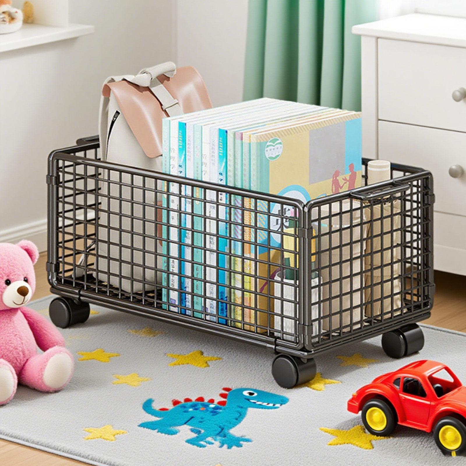 Under Desk Storage Cart Mesh R - Book Cart Rolling avaliação e preço
