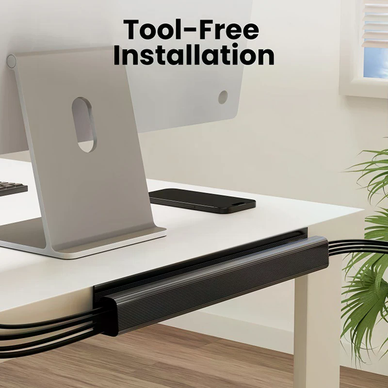 Channel Desk Cable Organizer C - Cable Tray Under Desk avaliação e preço