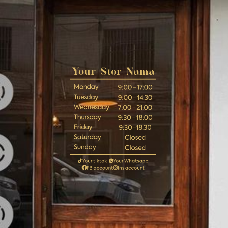 Opening Hours With Custom Busi - Office Furniture Logo avaliação e preço
