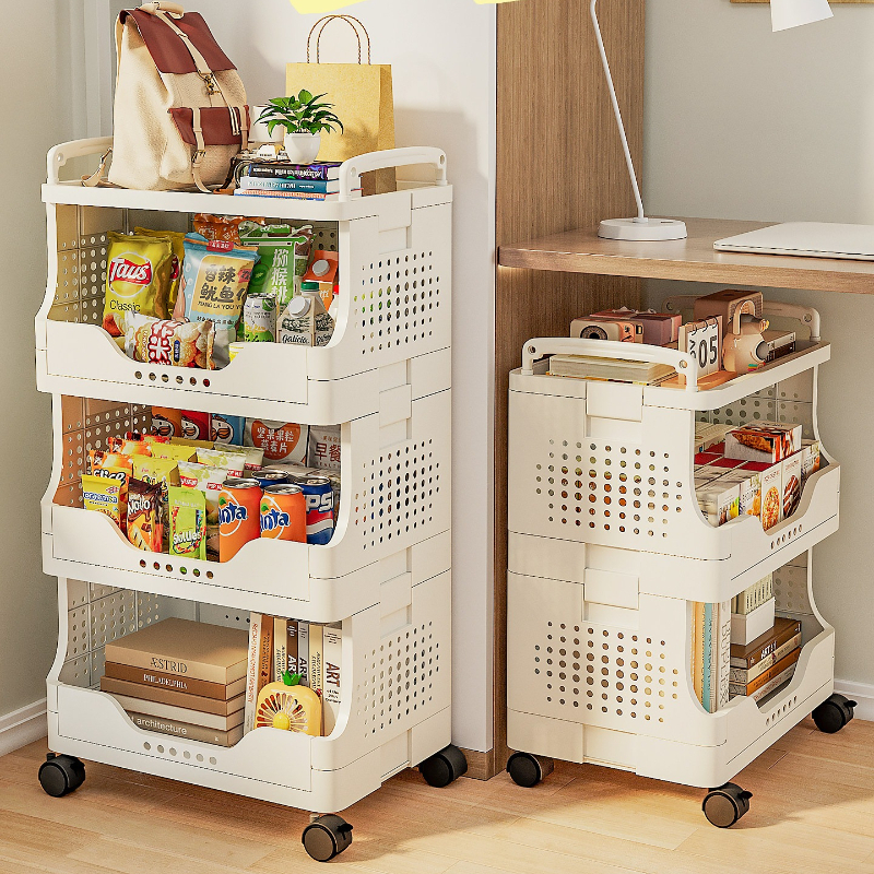 Simple Plastic Storage Shelf U - Book Cart Rolling avaliação e preço