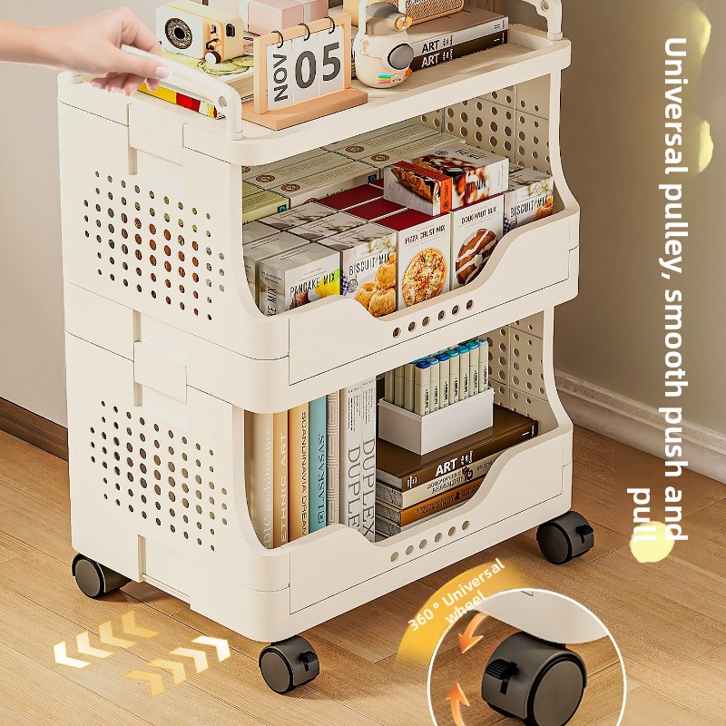Simple Plastic Storage Shelf U - Book Cart Rolling avaliação e preço