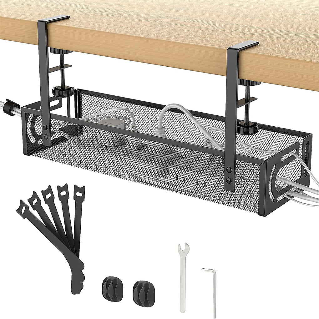 New Portable Management Under  - Cable Tray Under Desk avaliação e preço