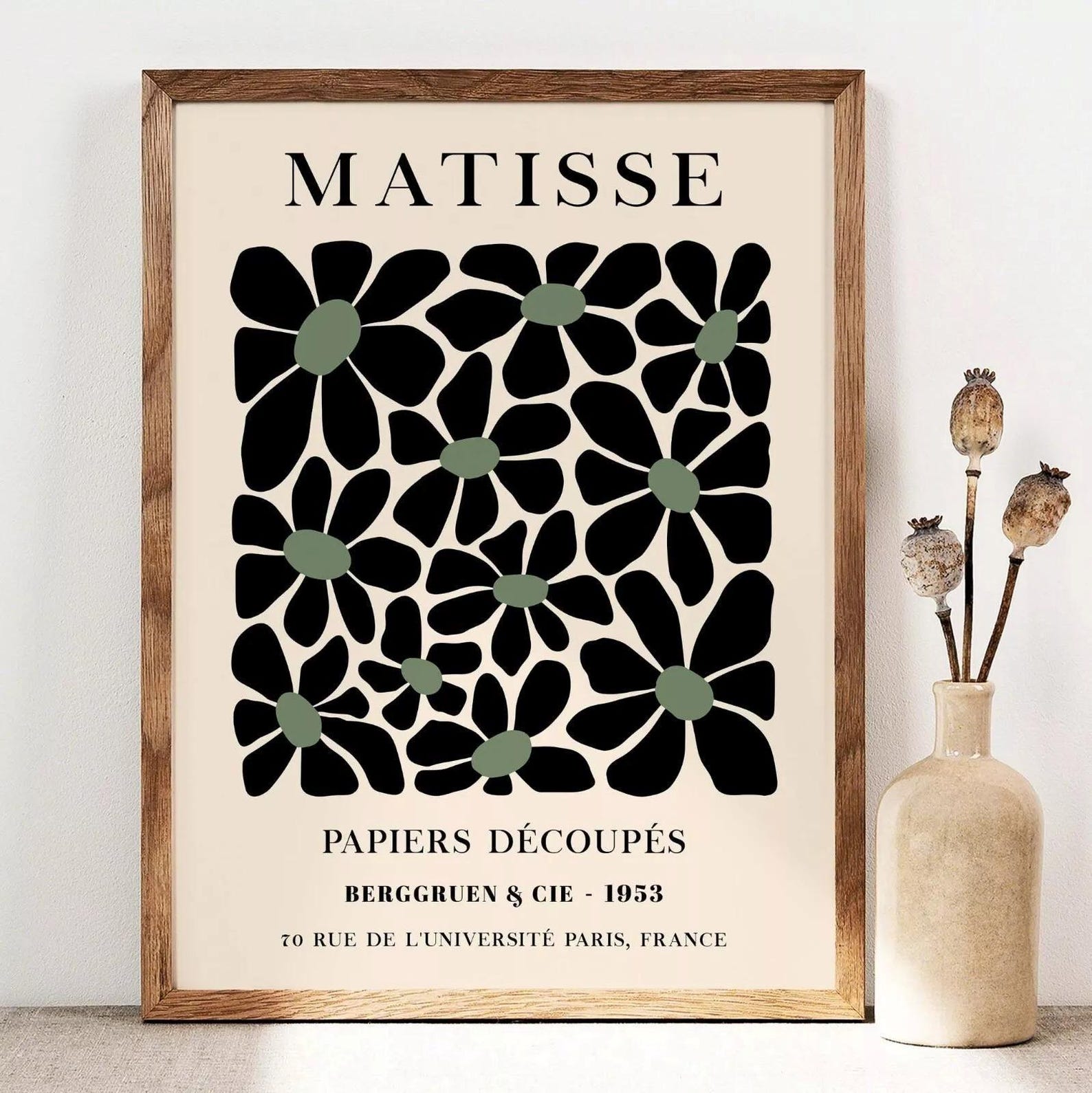 3pcs/set Retro Matisse Canvas  - Office Furniture Set avaliação e preço