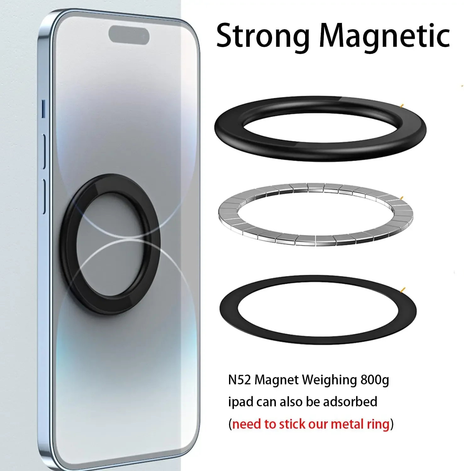 For MagSafe Magnetic Ring Hold - Magazine File Holder avaliação e preço