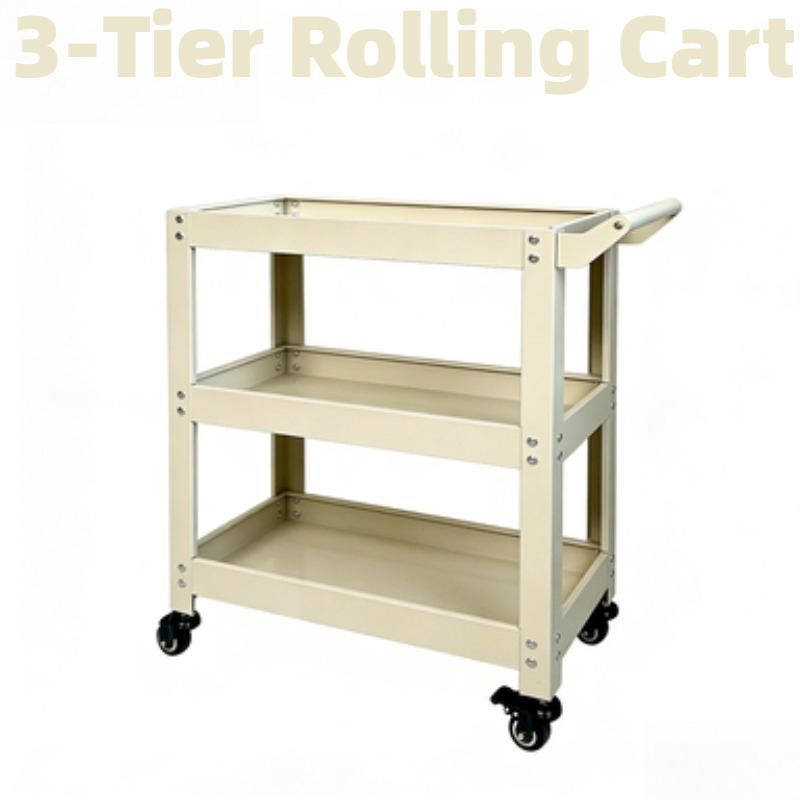 3 Tier Metal Storage Cart Mult - Book Cart Rolling avaliação e preço