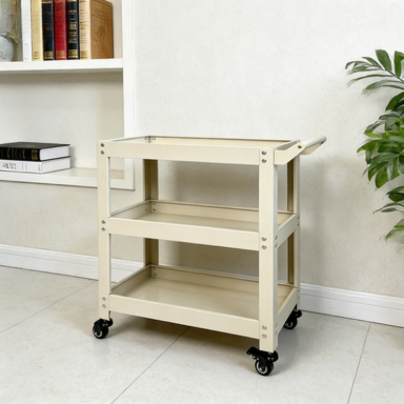 3 Tier Metal Storage Cart Mult - Book Cart Rolling avaliação e preço
