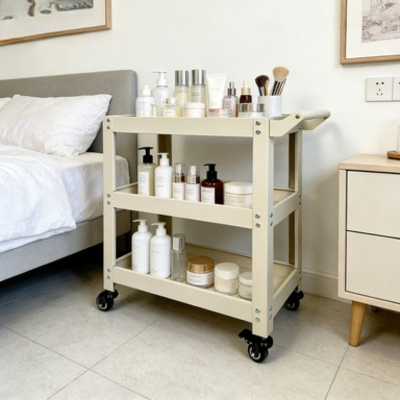 3 Tier Metal Storage Cart Mult - Book Cart Rolling avaliação e preço