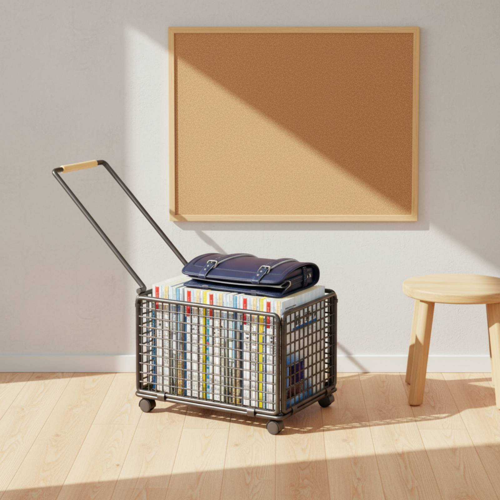 Deskside Storage Trolley With  - Book Cart Rolling avaliação e preço