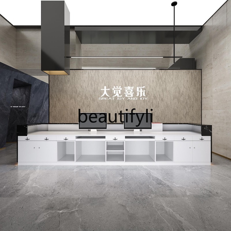 Marble Company Front Desk Rece - Reception Desk Counter avaliação e preço