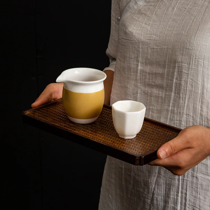 Bamboo Tea Tray Dry Brew Table - Office Furniture Set avaliação e preço