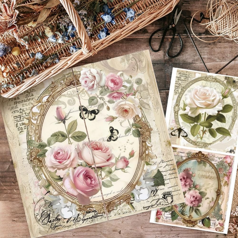 3pcs/Set Rose Rub on Transfers - Office Furniture Set avaliação e preço