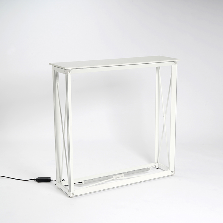 Aluminum Backlit Pop up Trade  - Reception Desk Counter avaliação e preço