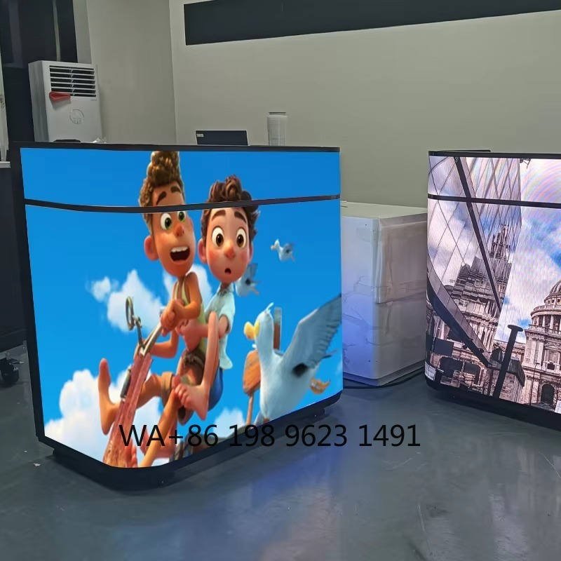 New Dynamic Video LED Screen C - Reception Desk Counter avaliação e preço