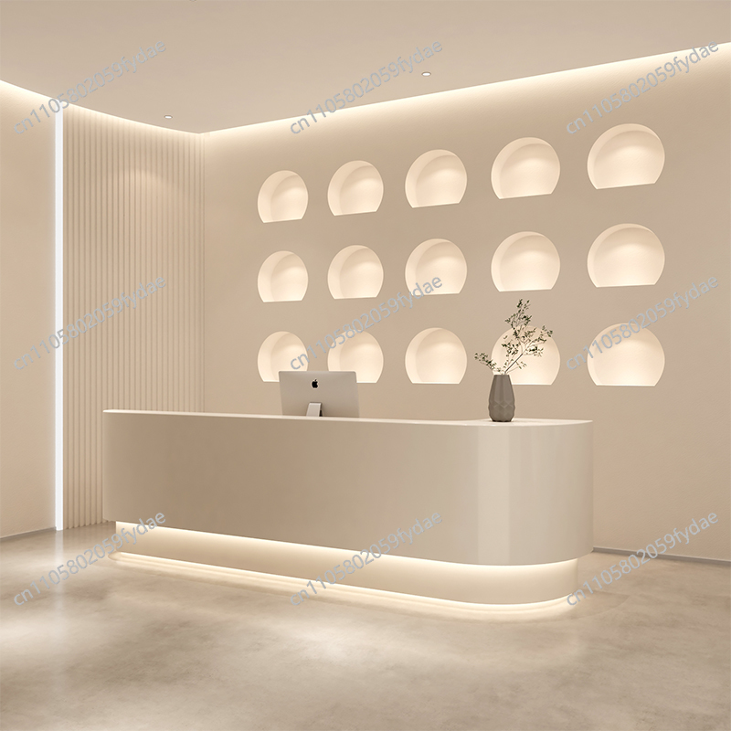 Clothing Store Reception Desks - Office Furniture Logo avaliação e preço