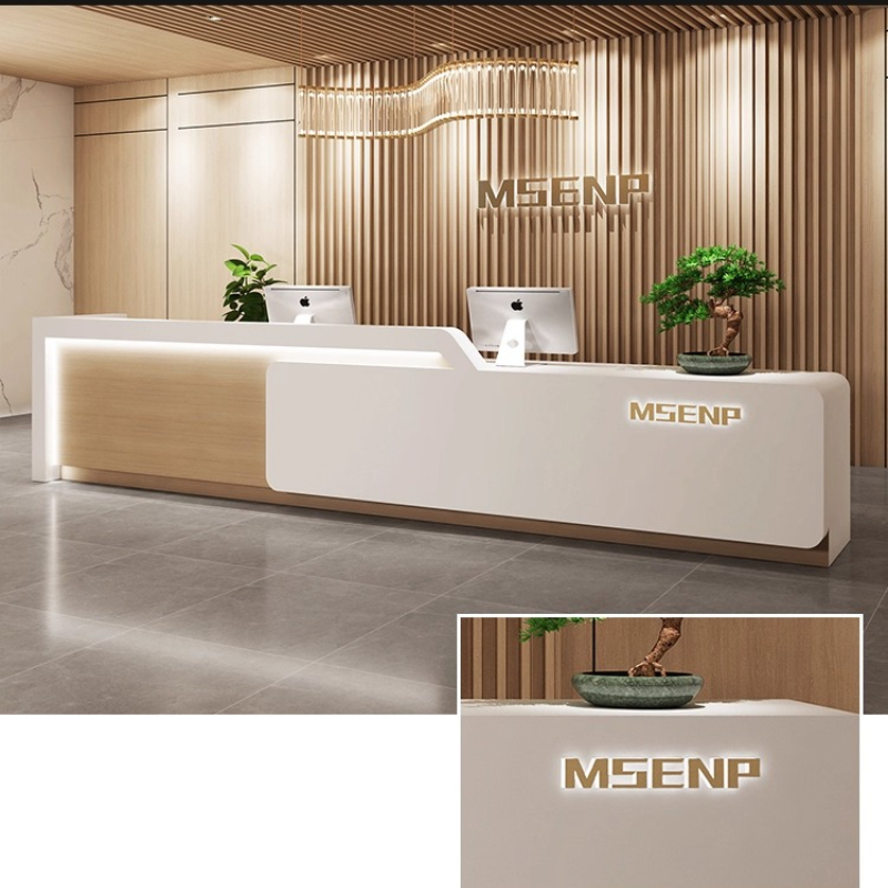 High-end Modern Checkout Count - Reception Desk Counter avaliação e preço