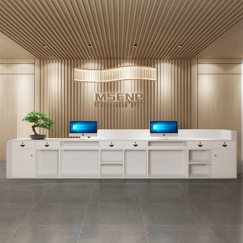 High-end Modern Checkout Count - Reception Desk Counter avaliação e preço