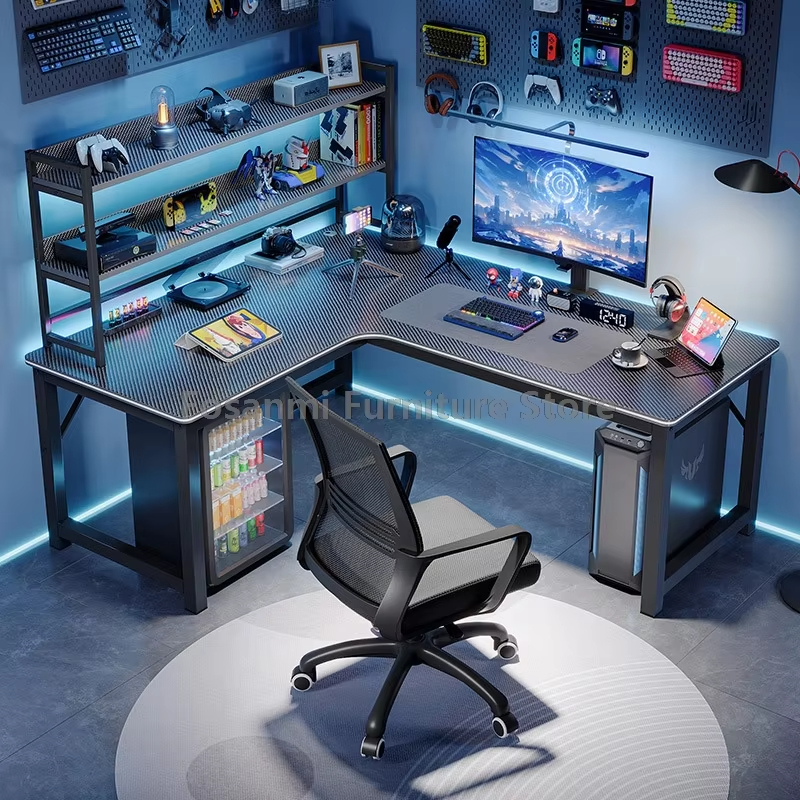 L-Shaped Computer Desk and Cha - Office Furniture Set avaliação e preço