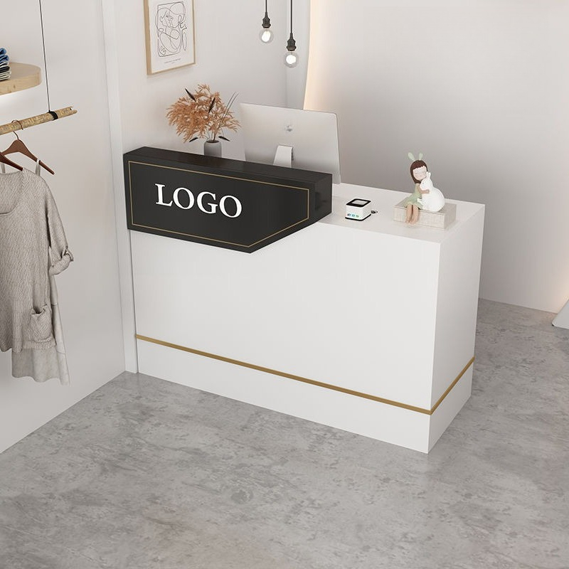 Modern Simple Small Checkout R - Reception Desk Counter avaliação e preço