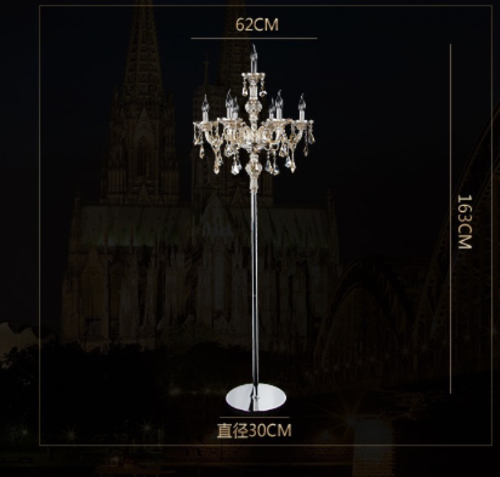 Free Shipping Crystal Floor La - Floor Lamp Arched avaliação e preço