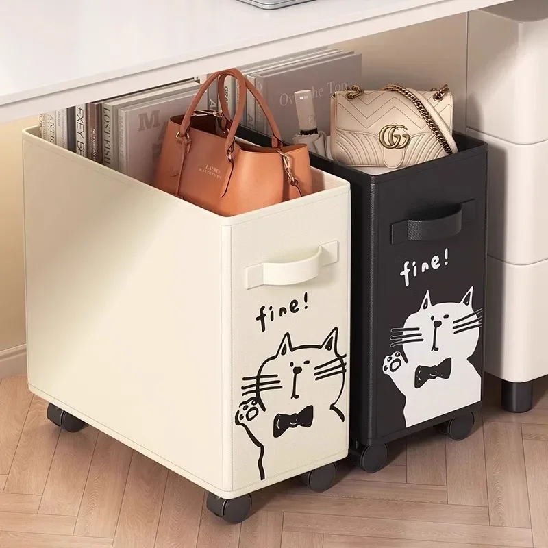 Under Desk Rolling Storage Car - Book Cart Rolling avaliação e preço