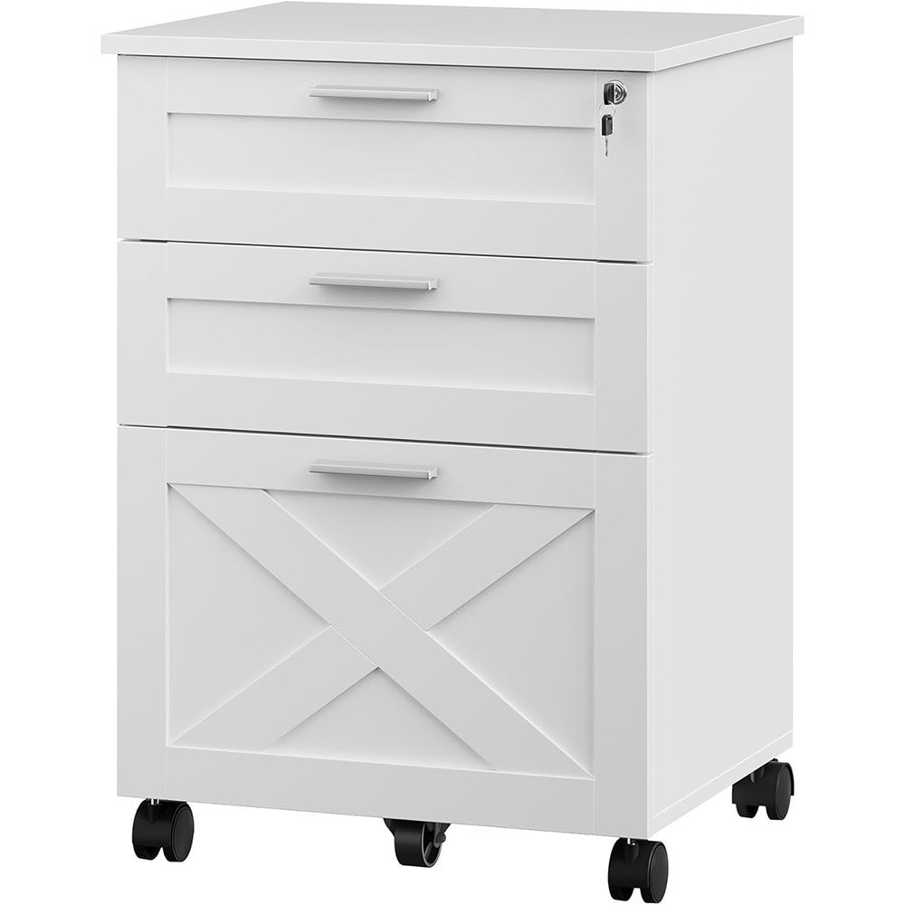 3-Drawer Rolling File Cabinet  - Office Furniture For Small Spaces avaliação e preço