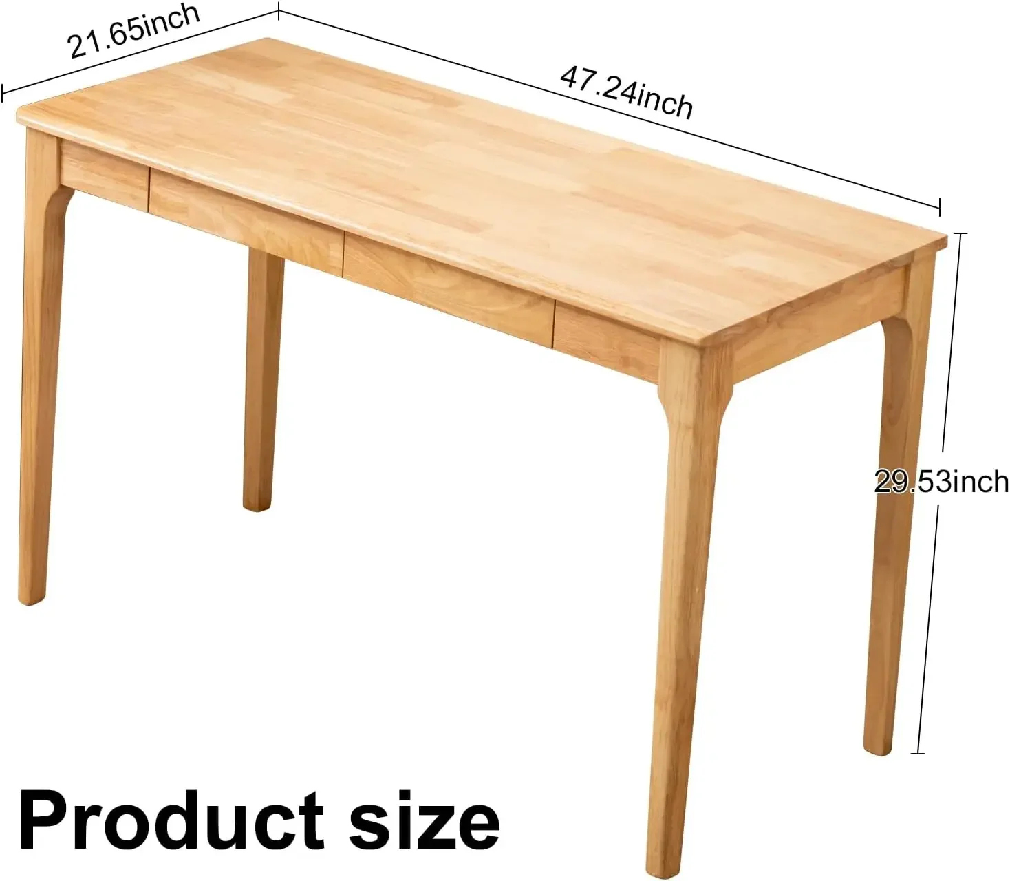 Solid Wood Desk, Gaming Study  - Office Furniture For Small Spaces avaliação e preço