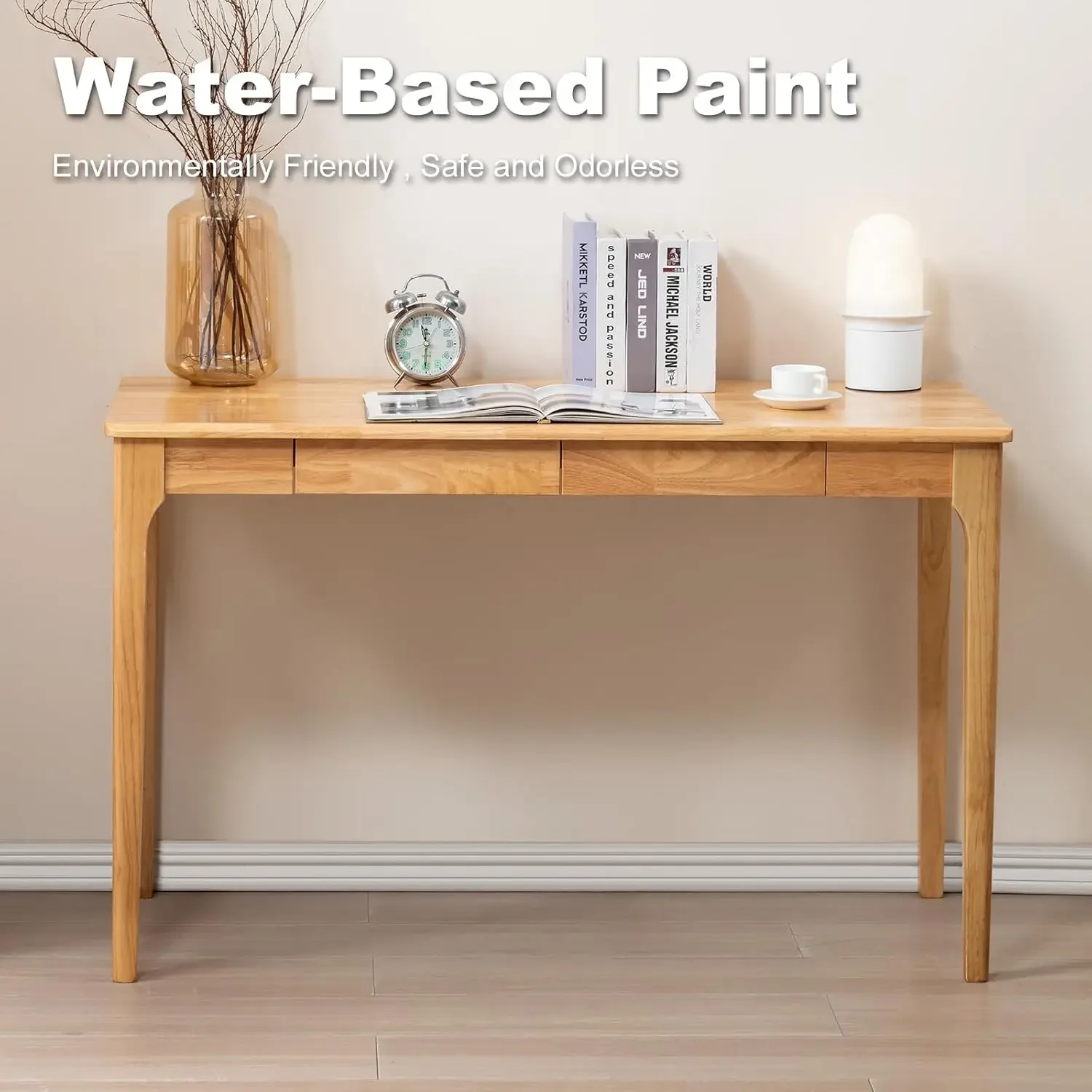 Solid Wood Desk, Gaming Study  - Office Furniture For Small Spaces avaliação e preço