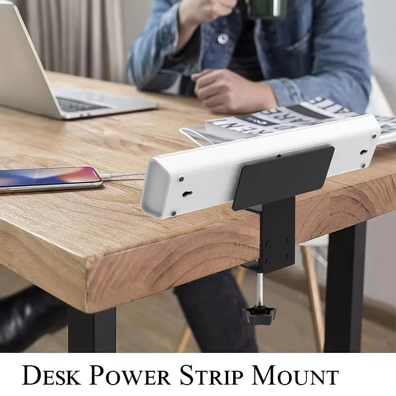 No-Drill Under Desk Power Stri - Cable Tray Under Desk avaliação e preço