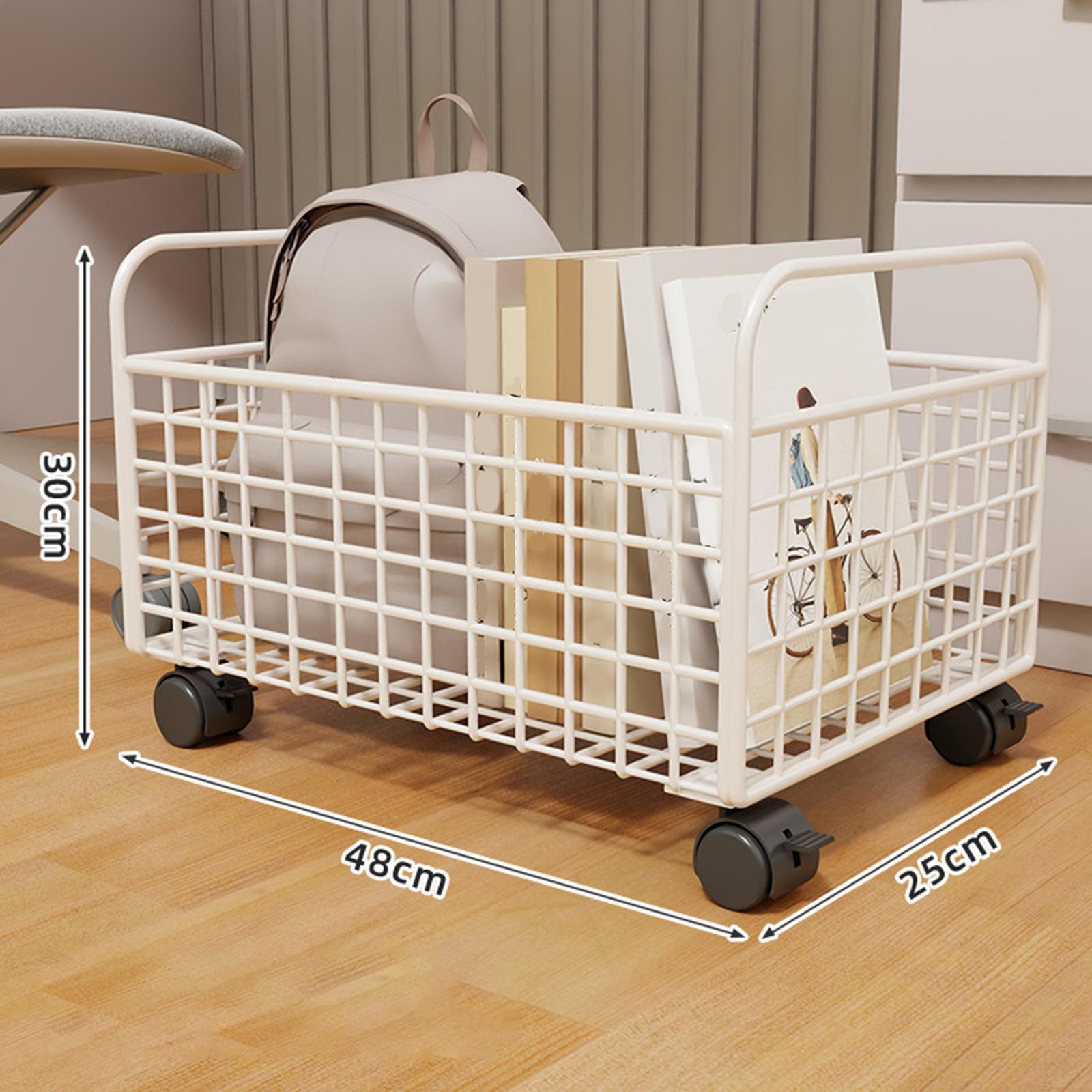 Rolling Utility Cart Metal Mes - Book Cart Rolling avaliação e preço