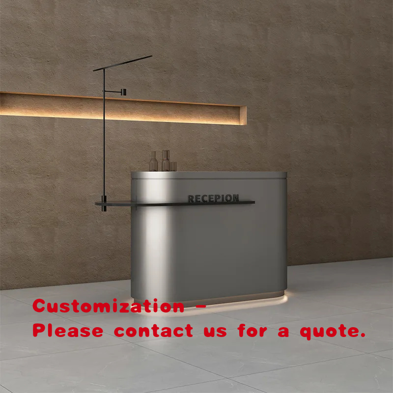 custom.Nordic Minimalist Recep - Reception Desk Counter avaliação e preço