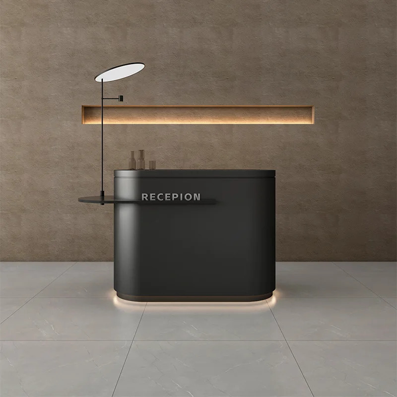custom.Nordic Minimalist Recep - Reception Desk Counter avaliação e preço